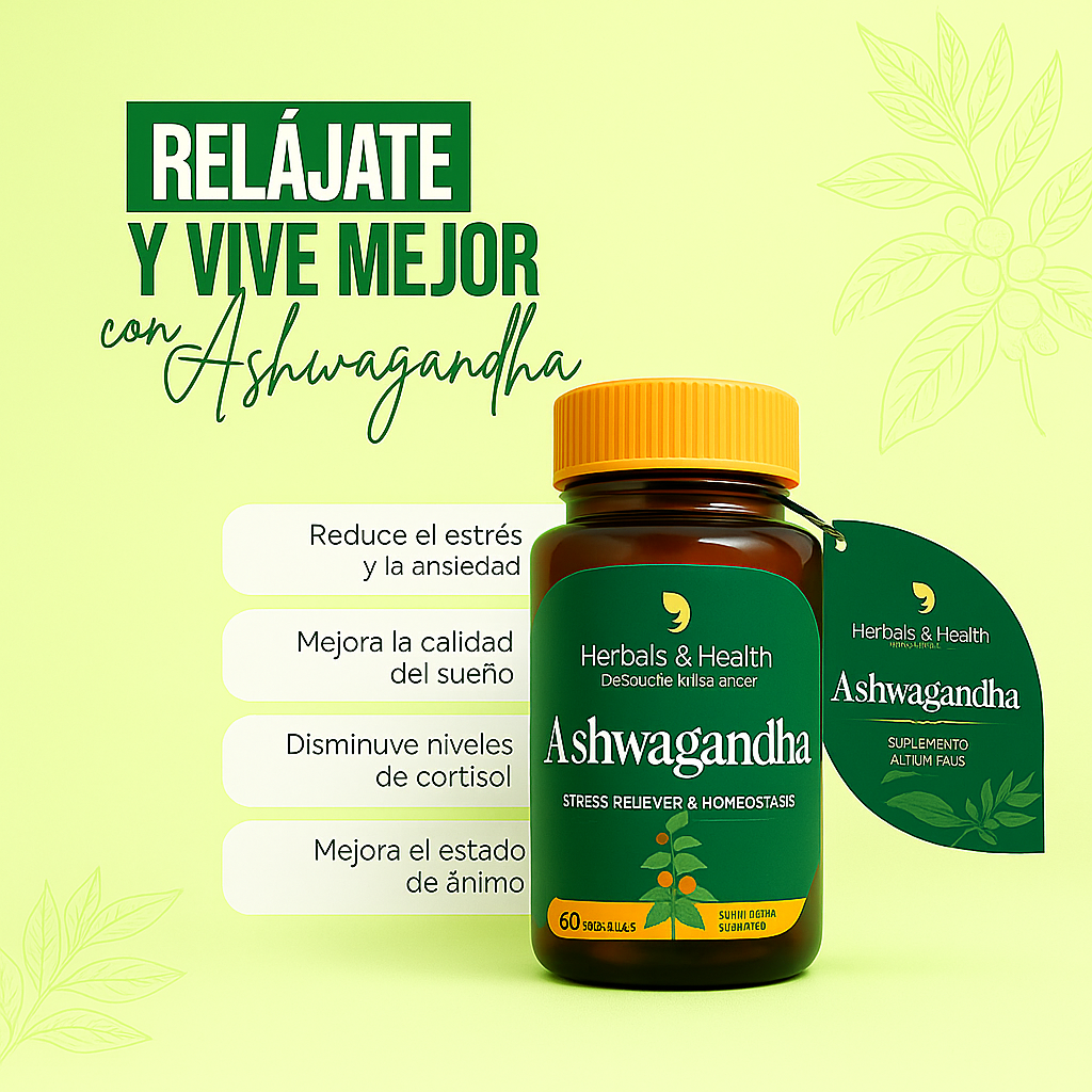 Ashwagandha OneAure – Energía, Calma y Bienestar
