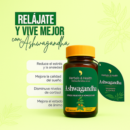 Ashwagandha OneAure – Energía, Calma y Bienestar